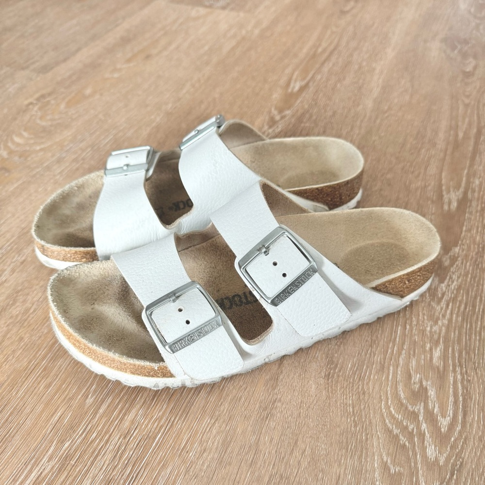 Birkenstock Arizona Leather - White - 38 N / 7-7.5
